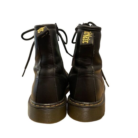 Dr. Martens Black Leather Karardo Combat Boots Size 6 - Picture 6 of 7